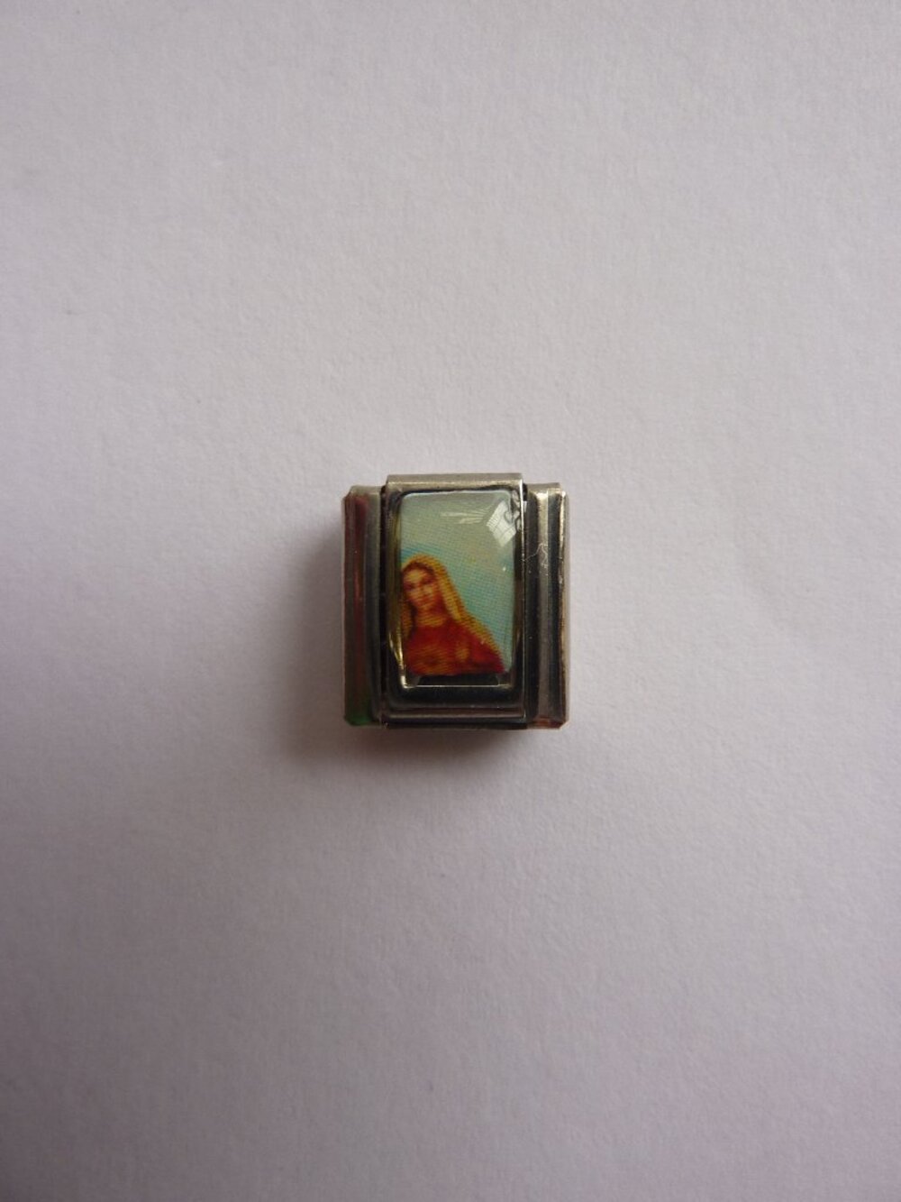 Catholic Link for Nomination-Style Italian Charm Bracelet